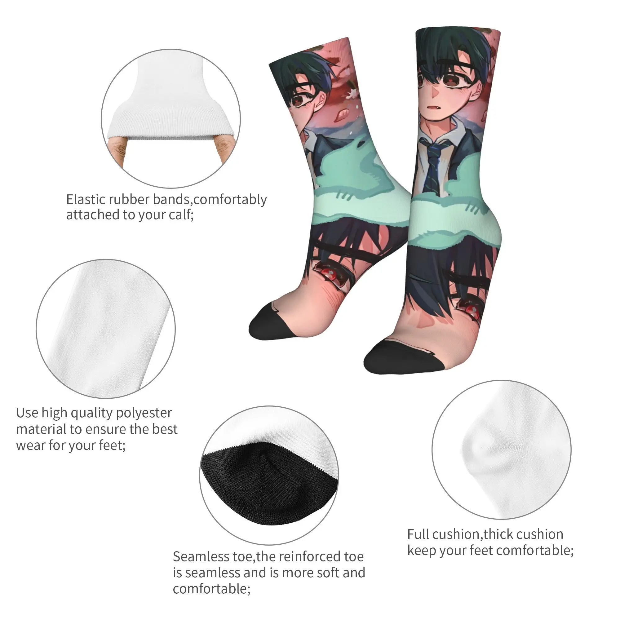 Alien Bühne Anime Socken Mode Strümpfe Winter Anti Schweiß Männer Socken Bequeme Custom Klettern Socken