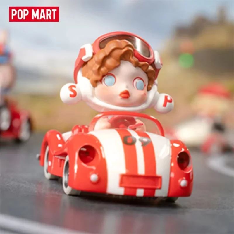 

POP MART POPCAR Super Track Series: Коллекционная фигурка-сюрприз в закрытой упаковке, аниме-игрушка, милый сувенир, кукла, подарочный набор