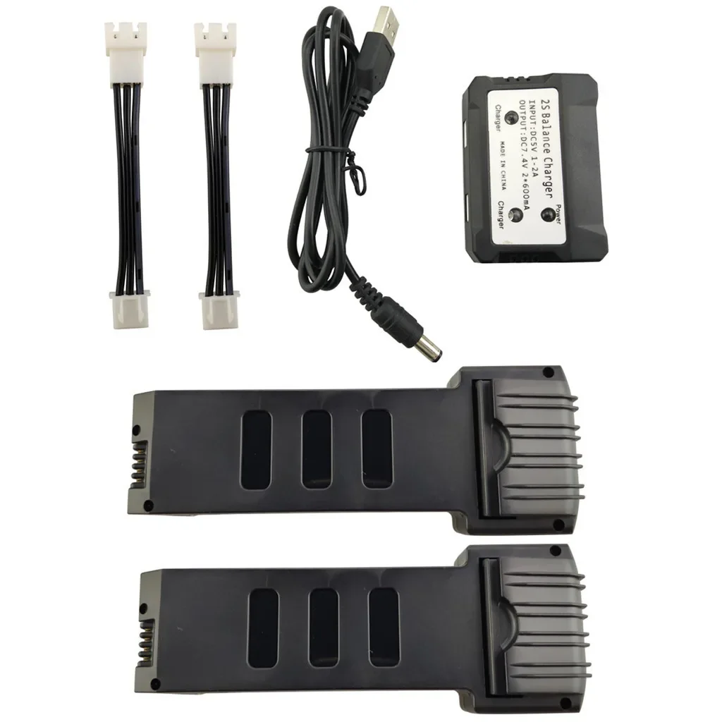 접이식 RC 드론 쿼드콥터 리튬 배터리, 예비 부품 액세서리, E511 E511S, 7.4V, 1200mAh