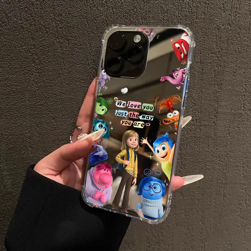 Inside Out 2 Phone Case Applicable To Iphone15 Promax 14 Decor Shell 12 Mirror 11 Cartoon X Creativity Protect Set Birthday Gift