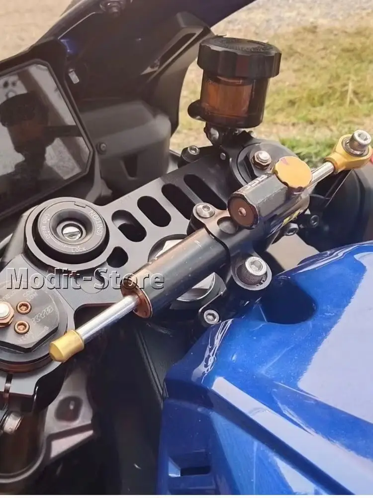 Dla Yamaha YZF-R9 YZF R9 2025 2026 - Akcesoria motocyklowe CNC Zestaw mocowania amortyzatora kierownicy — 2