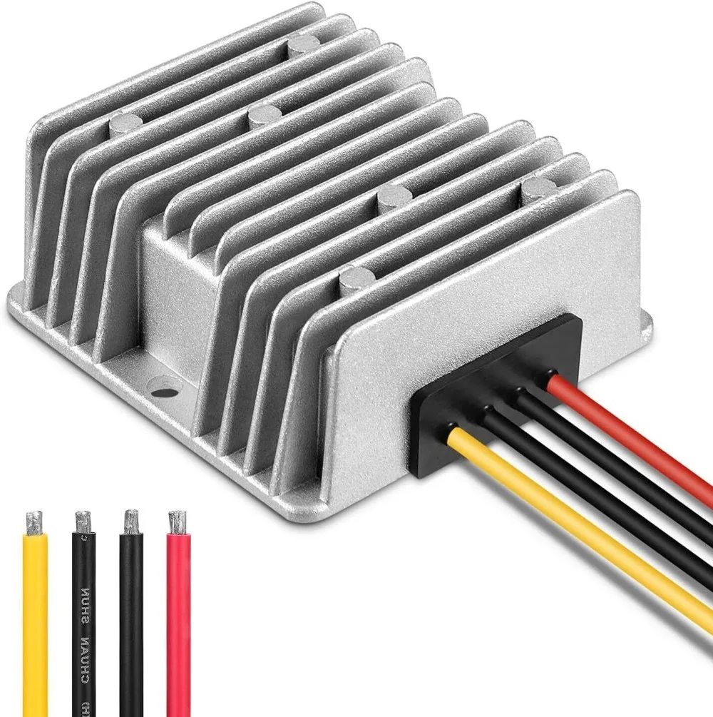 Imagem -04 - Adaptador Step Down para Bateria Milwaukee Regulador de Tensão Faça Você Mesmo Roda de Alimentação Buck Boost dc 18v a 12v 40a 480w