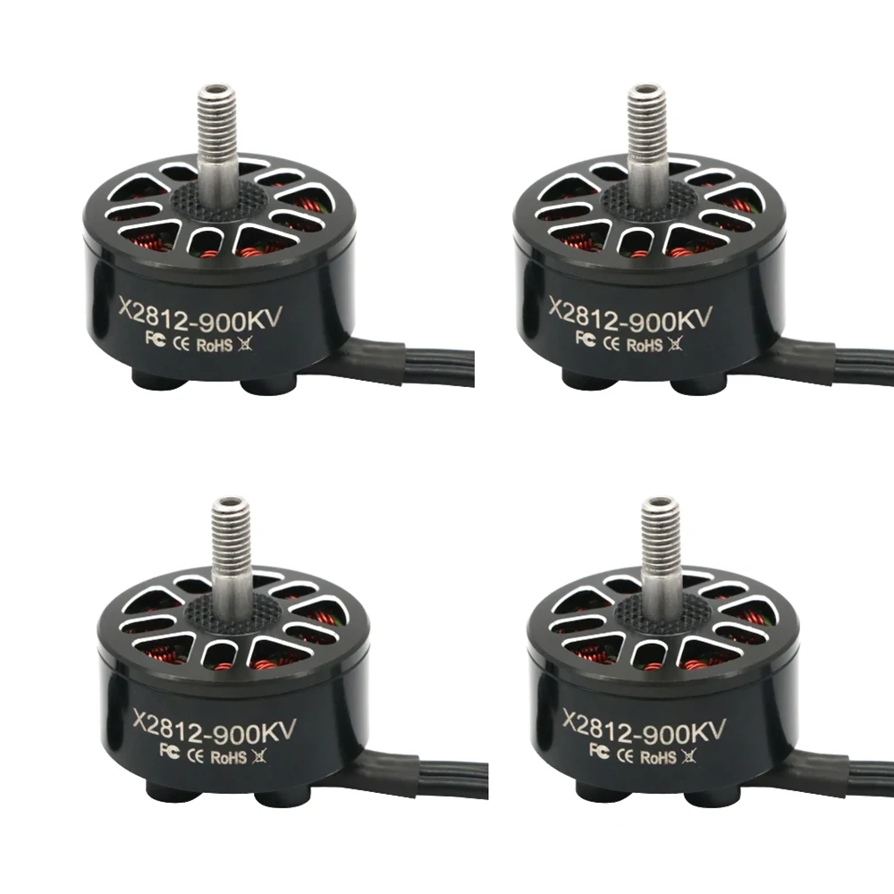 

4 pcs X2812 2812 900KV 1115KV 3-6S Brushless Motor for RC Multirotor Airplane 7" 8" 9" FPV Long Range Drones Motor DIY Parts