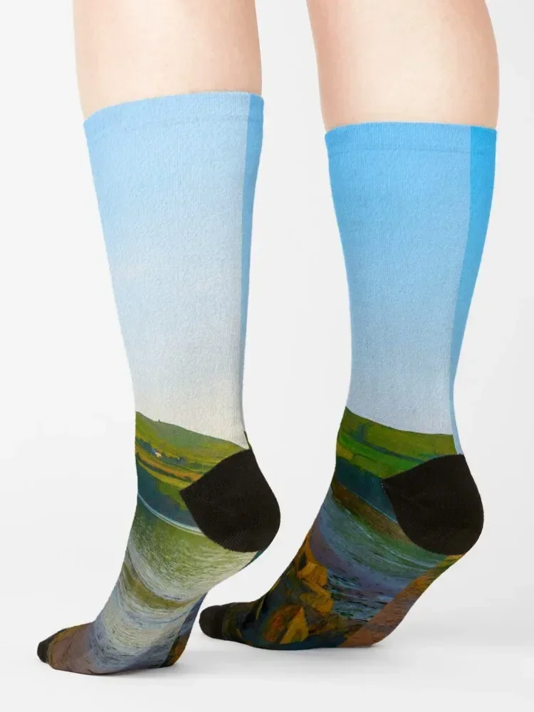 A Walk In Dingle Ireland Socks winter gifts shoes Socks For Man Women's