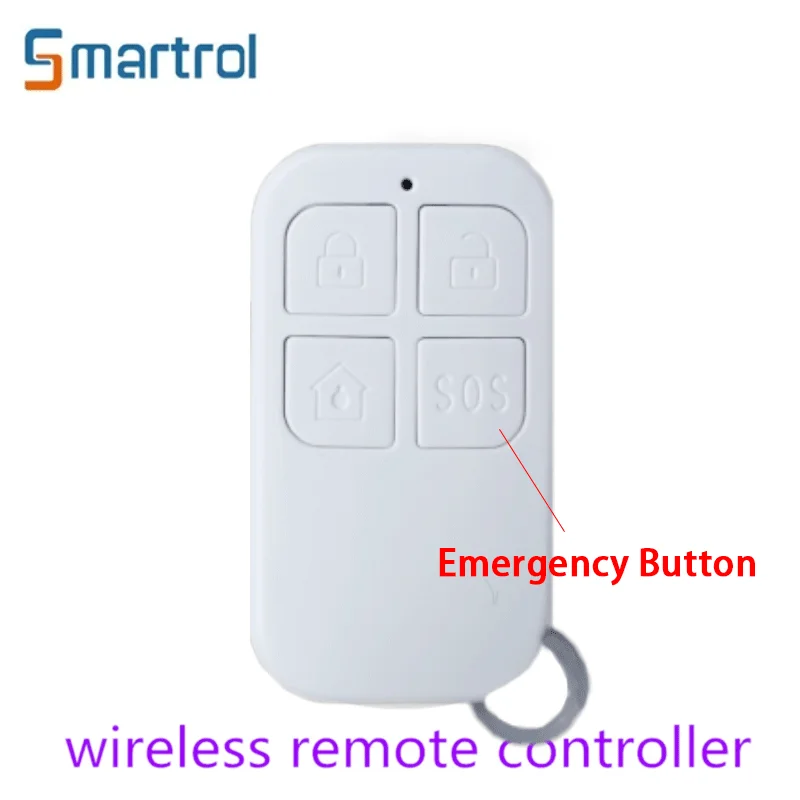 Smartrol High Quality Wireless Remote Control for Home Security Systems Alarm Support Wholesale Price White 433Mhz RC Item