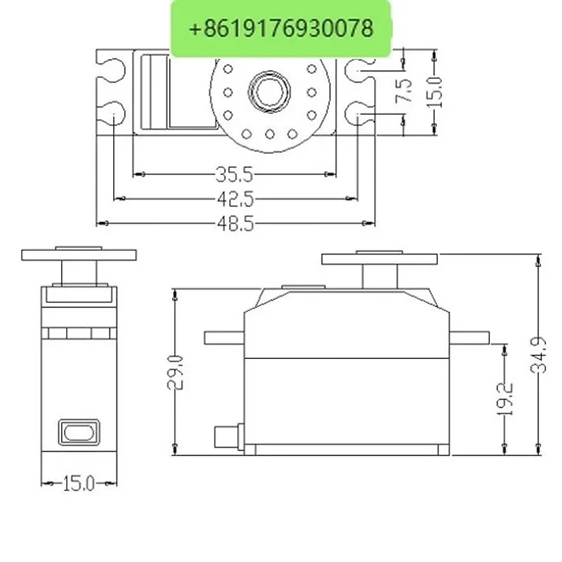 K-power P0260/M0260/DM0260 4kg torque Micro/Mini  RC servo for RC airplane/car/boat/helicopter/toy hobiess