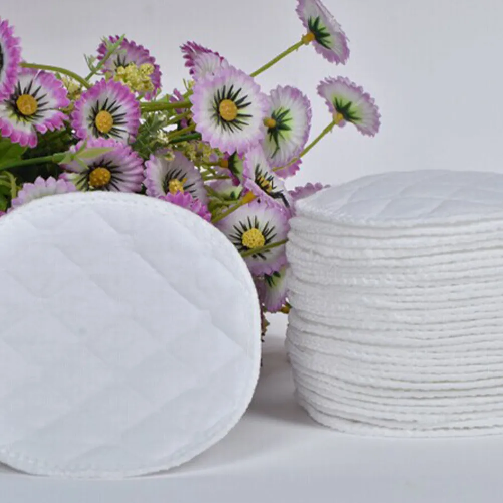 20Pcs Breastfeeding Pads Leak Proof Soft Cotton Nursing Pads Protect Sore Nipples Washable Reusable Mother