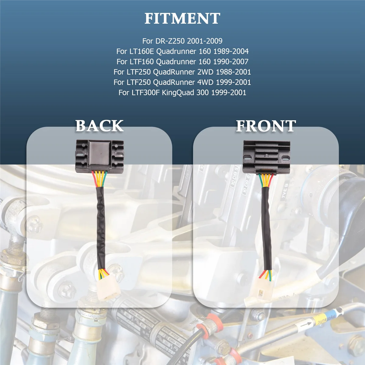 Voltage Regulator Rectifier for Suzuki DR-Z250 LT-F160 LT-F250 LT-F300 LT160E LT-4WD LT-F4WDX Quad Runner King