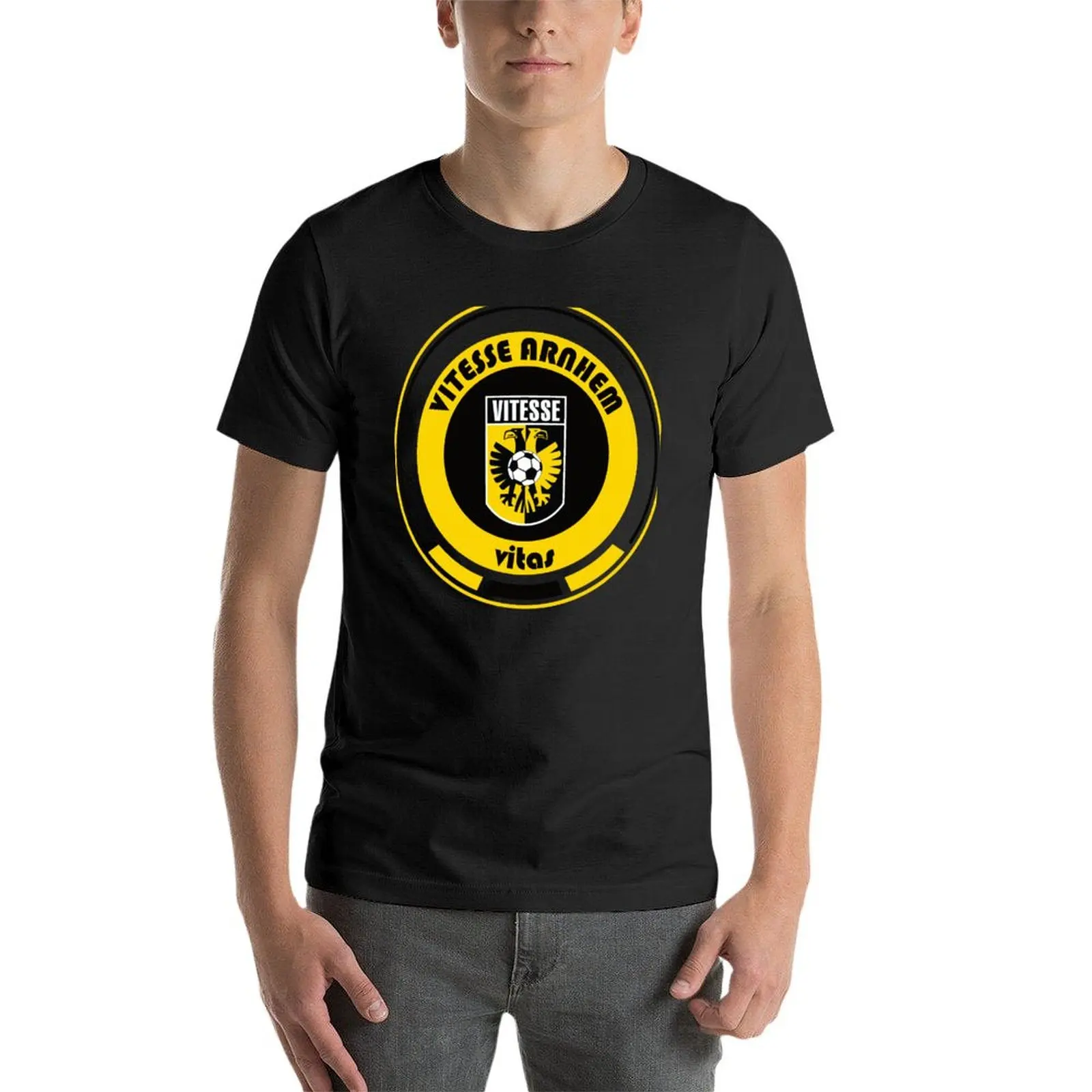 Eredivisie - Team Vitesse Arnhem T-Shirt vintage clothes tops oversizeds t shirts for men cotton