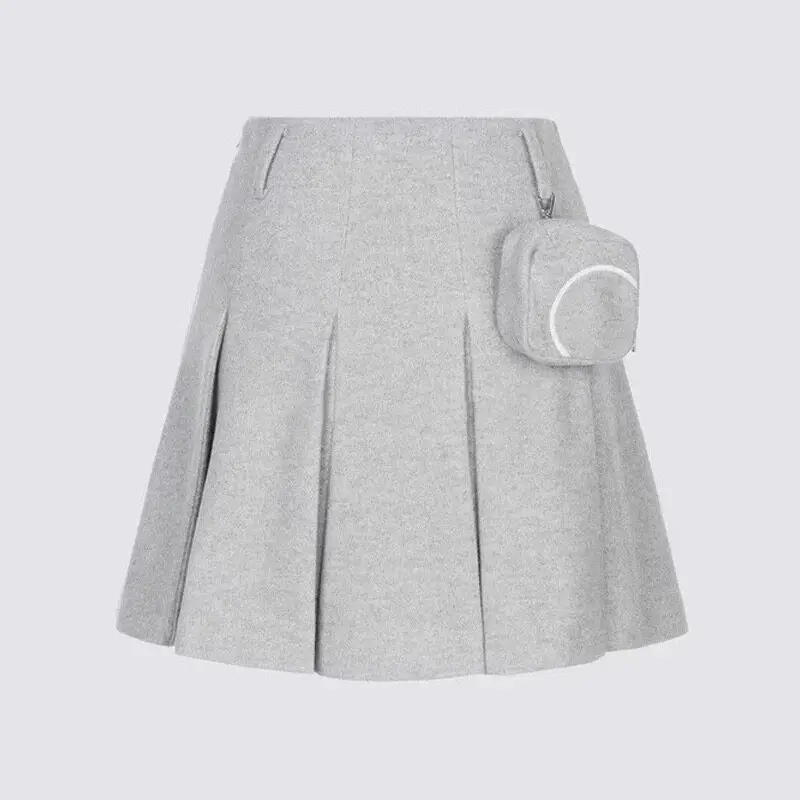 Women's Golf 2026 New Autumn Winter Solid Pleated Skirt With Ball Pocket, Versatile Comfort Warm Short Skirt Ladies Golf Bottoms