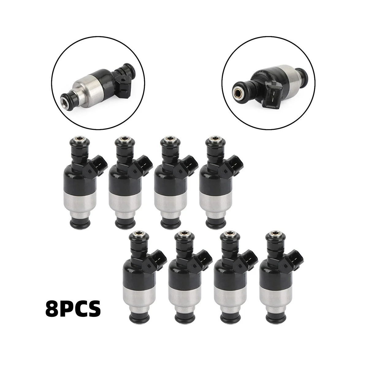 8Pcs Fuel Injectors for 1998-2000 Mercruiser Sterndrive 454 BB 25180245 802632T