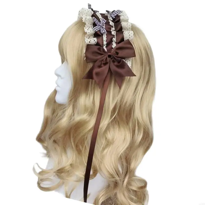 Fashion Hairpiece Anime Bows Hairband Washable Practical Hairband Suitable For Themed Parties Photoshoots