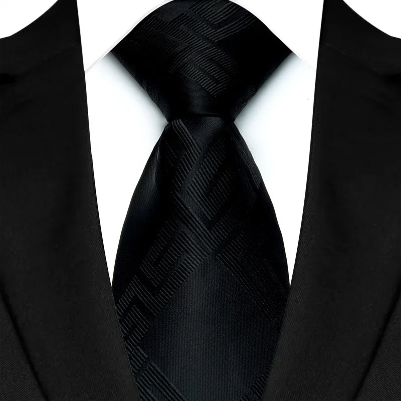 الفاخرة 8 سنتيمتر ربطات العنق للرجال منقوشة والشيكات الأعمال الكلاسيكية الجاكار المنسوجة ربطات العنق ربطة العنق للرجال العريس حفل زفاف برقبة