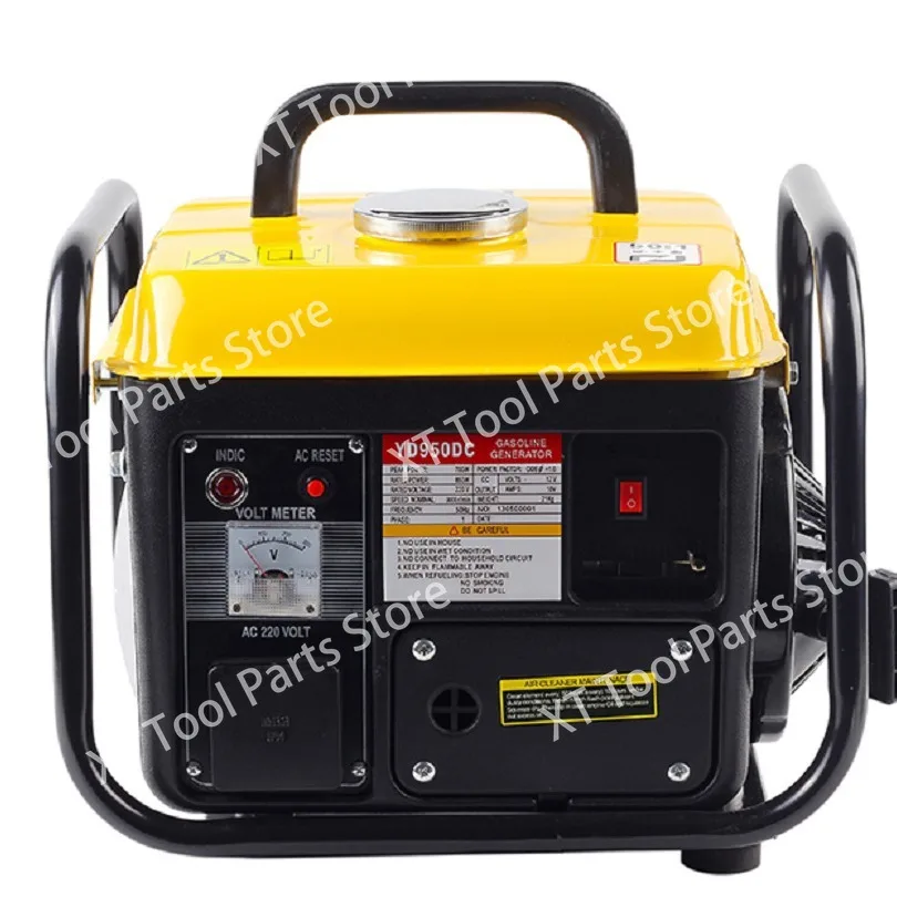 Two-stroke 650/800W portable small gasoline generator household single-phase 220V silent outdoor portable camping