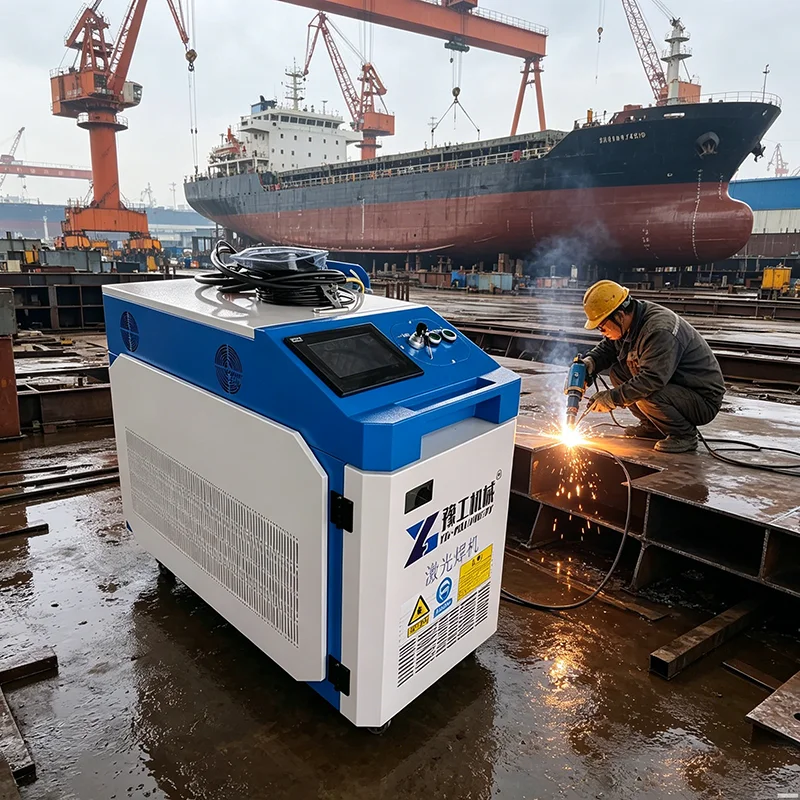 High Precision 1500W 4 in 1 Laser Welder Handheld Fiber Laser Equipment for Stainless Steel Kitchen Ware Processing
