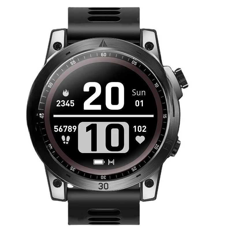 GPS-Sport-Gesundheitsintelligenz, Uhr Herzfrequenz Blutsauerstoff Multifunktionsmessgerät, Höhenluftdruckkompass