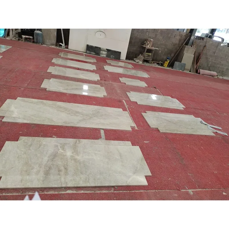 Beige Natural Quartz Slate Marble Bathroom Sink Taj Mahal Quartz Countertop for Villa Municipal Engineering Materials Home