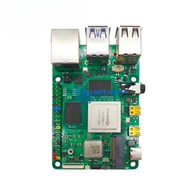 

ROCKPI 4 C+ Rockchip RK3399T 64-битная шестиядерная плата разработки A72 A53, совместимая с Raspberry Pi