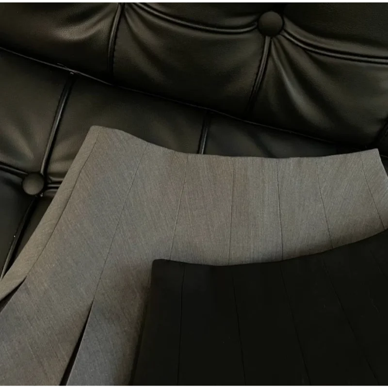 핫걸 스타일 다용도 케이크 여성 하이웨이스트 슬림 플리츠 신상 A라인 스커트