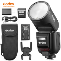 Godox V1 Pro V1Pro TTL Li-ion Round Head Camera Flash Wireless Transmission Speedlite Flash for Canon Nikon Sony Fuji Olympus