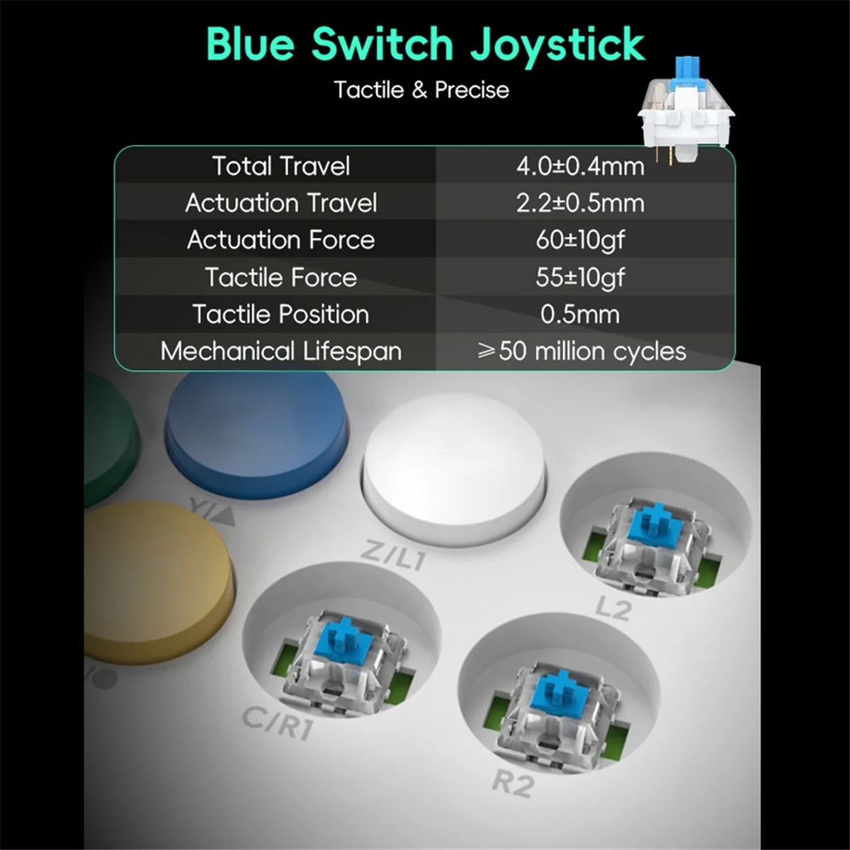 2025 Nowy Y5A PRO Arcade Stick Switch Window Arcade Fight Stick Obsługa Bezprzewodowego Odbiornika BT 2.4G i Połączenia Przewodowego