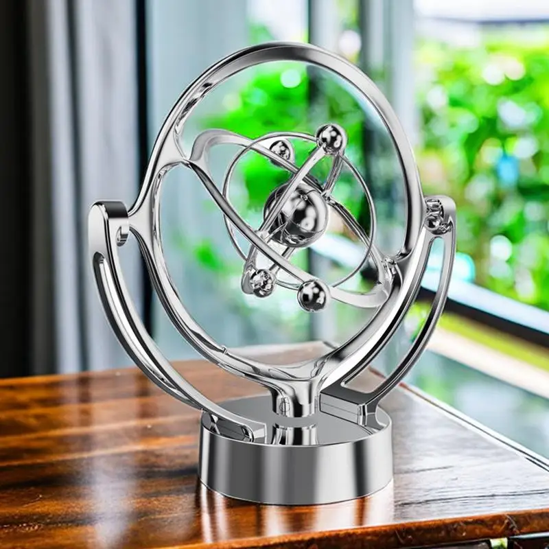 

Perpetual Motion Desk Toy Earth-Inspired Perpetual Motion Device Science Physics Gadget Earth Science Educational Tabletop Toy