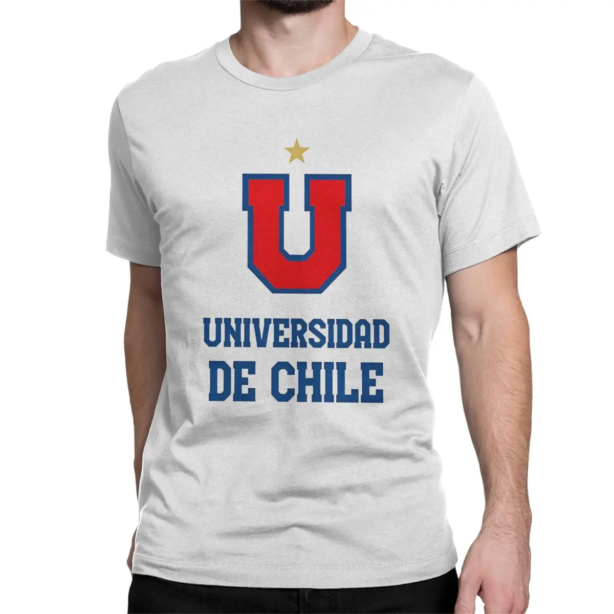 Universidad De Chile Away Blue T Shirts for Men Women 100% Cotton Cool T-Shirt Copa Chile Football Tee Shirt Tops Gift Idea