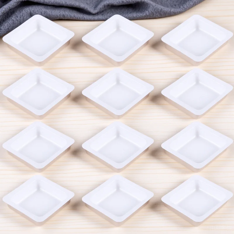 50pcs Weighing Boats 7Ml Plastic Disposable Lab Trays Food Safe Non-Stick Anti-Static For Mixing Measuring Liquids Powders Dish