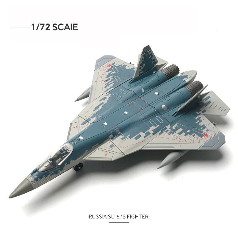 Modern Military Fighter Model S-35 F-14 F-22 F-35 AH-64 Assemble