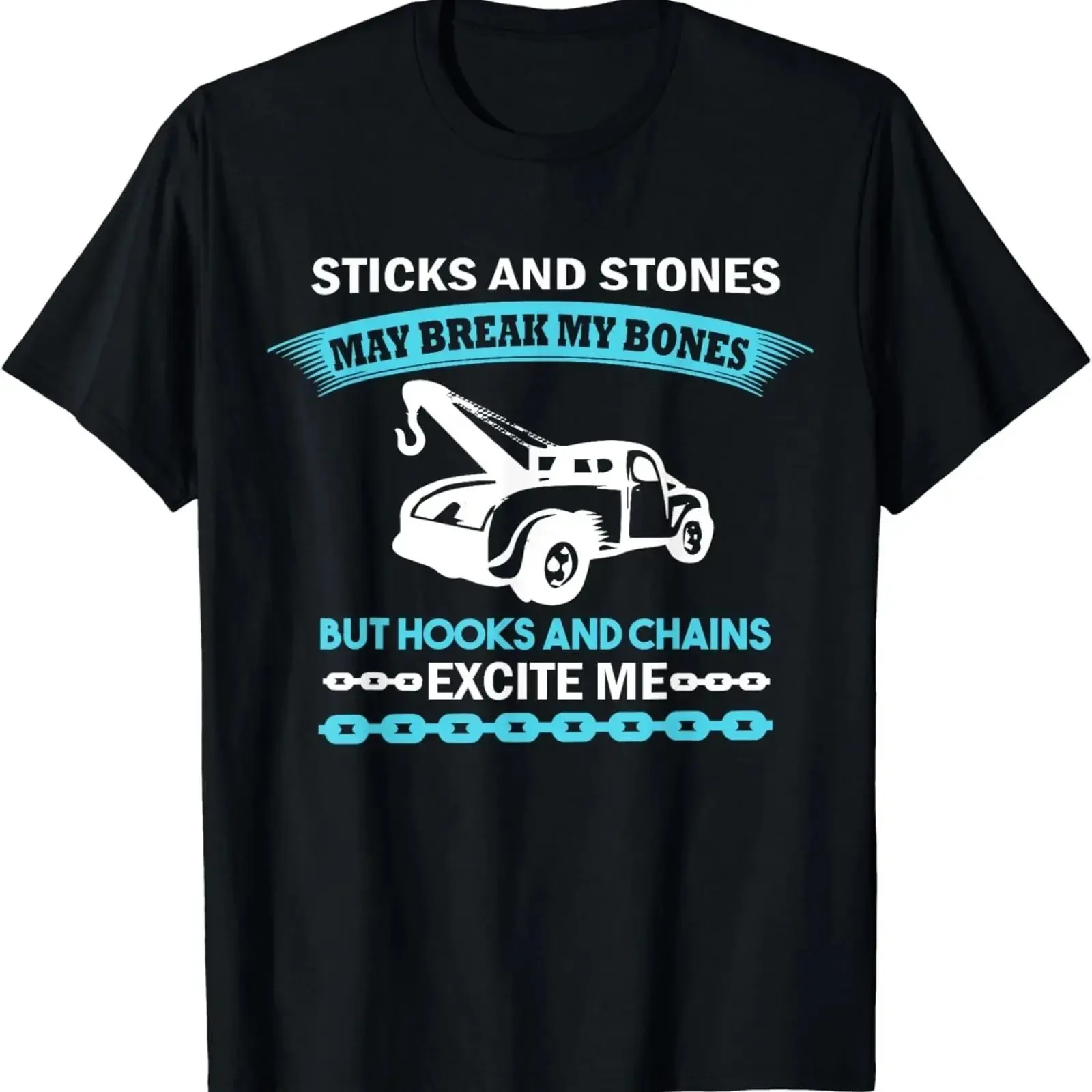 Tow Truck Driver Quote Funny Trucker T Shirt vintage Washed Soft Comfortable fashion homme graphic Top For Everyday Wear
