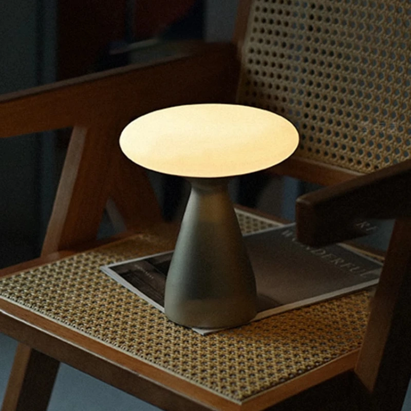 Danish Portable Charging Table Lamp with Touch Switch Atmosphere LED Marble Desk Lights Living Room Bedroom Bedside Study Cafe