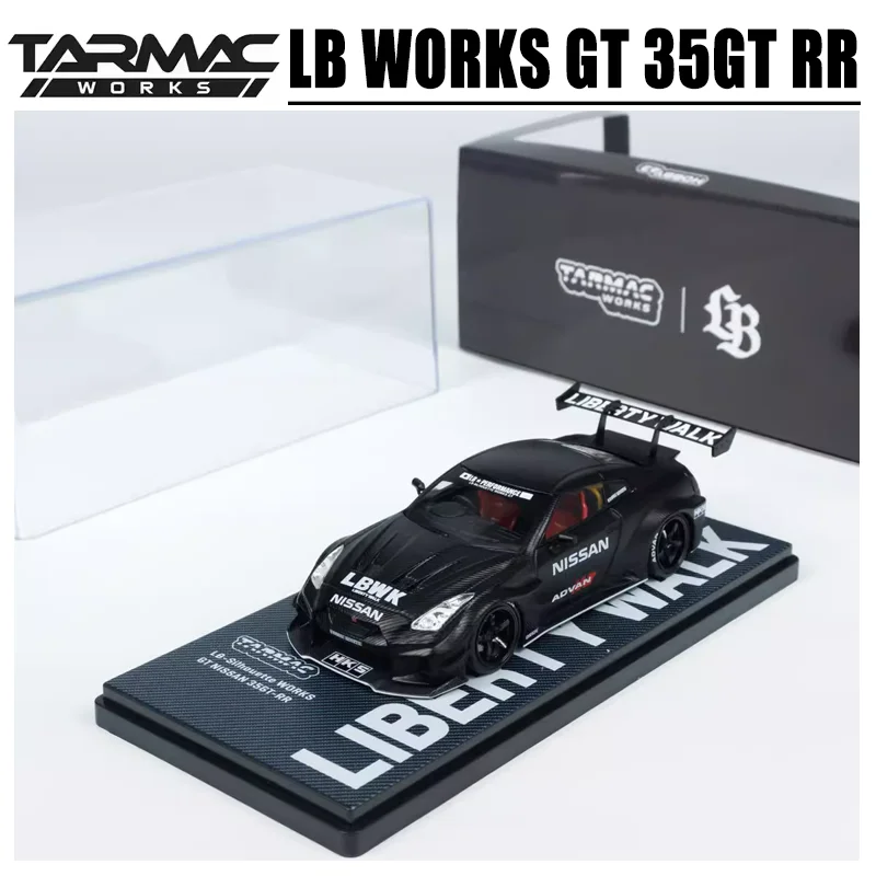 Tarmac Works 1/43 LB WORKS GT 35GT RR لعبة معدنيّة لسيارة دييكاست نموذج معدني هدايا