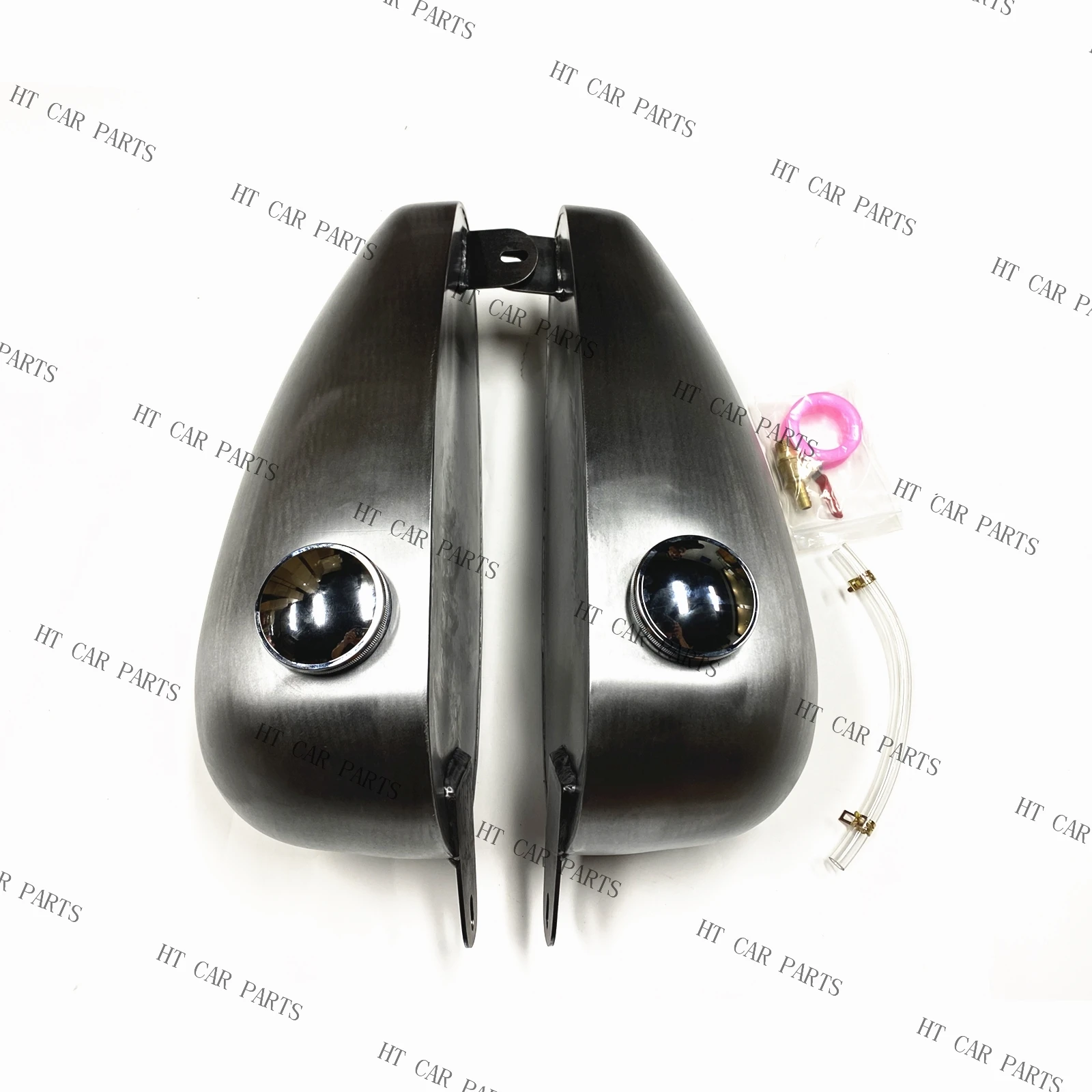 Motorcycle Vintage Fuel Tank Gas Retro Petrol Tank For Retro Drip Flatside Fat Bob Splitted 1 set Petrol Gas Fuel Tank