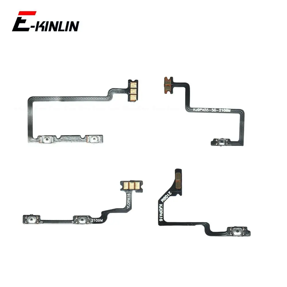 Switch Power ON OFF Key Mute Silent Volume Button Ribbon Flex Cable For OPPO A52 A53 A53s A54 A54s 2020 4G 5G Replacement Parts