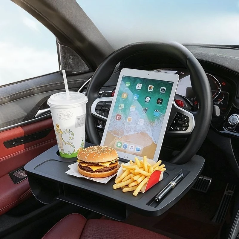 Auto-Lenkrad-Ablage für Tablet und Laptop, Sitzspalt-Aufbewahrungsbox 2 in 1 – Detail 2