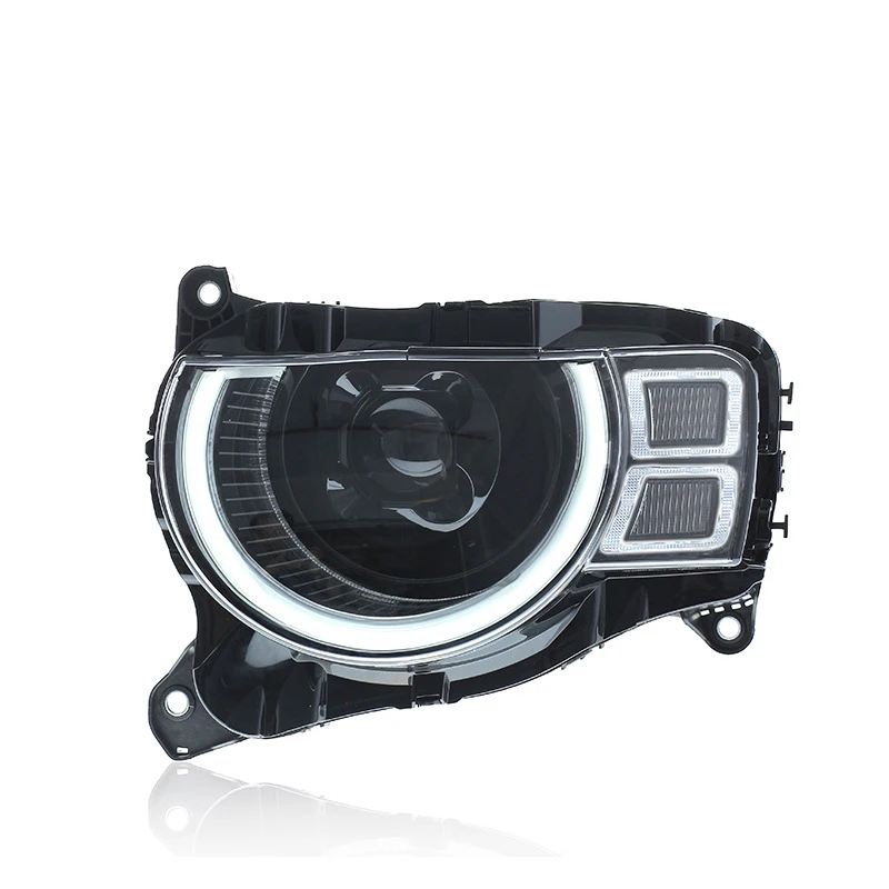 Suitable for 20-25 model Land Rover Defender headlight assembly modification with high-end matrix LED lens daytime running light