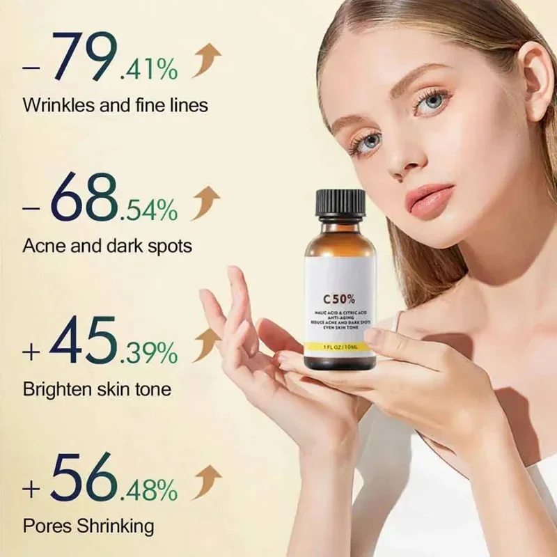 With Malic Acid And Citric Acid For Face  Facial Peel 40% Peeling Serum Peeling Serum Peel - Image 4