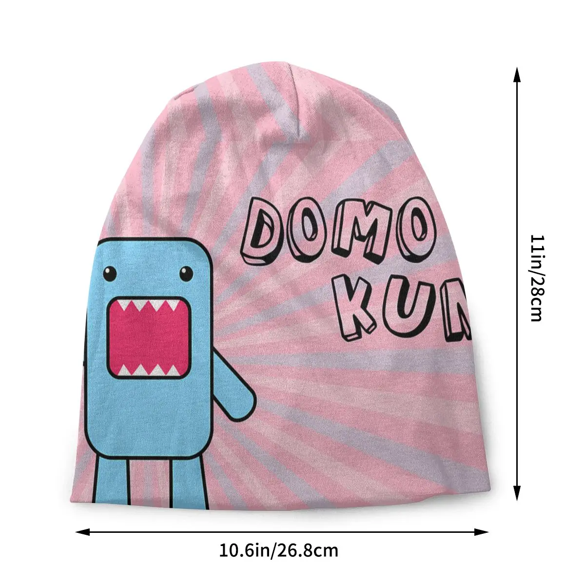 Domo Kun Cartoon Skullies Beanies Fashion Hats Humor Thin Bonnet Special Caps Men Women's Earmuffs