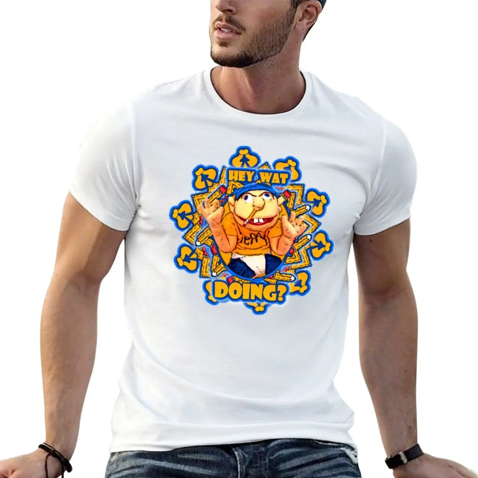 JEFFY KINGDOM T-Shirt plus size clothes gifts for boyfriend outfits for men