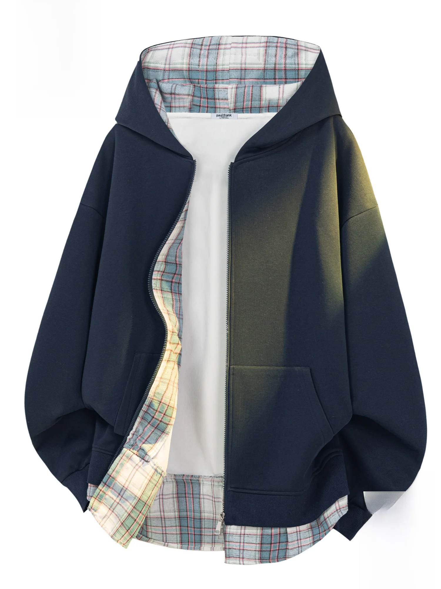 

PaulFrank Monkey Hooded Open Cardigan Sweatirt Men's Spring New Loose Casual Jaet Polyester Cotton Blend Long Sve