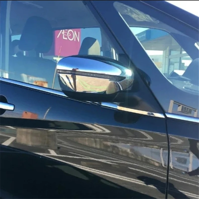 

WELKINRY For Nissan Serena C27 5th Gen 2016-2022 Car Door Side Wing Fender Rearview Reflection Mirror Sun Fine Rain Visor Trim