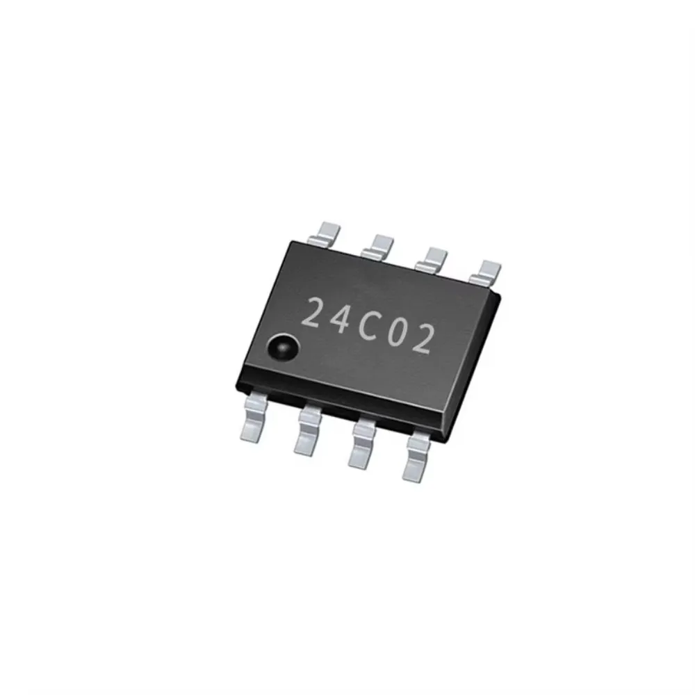 SOP-8 24C02 AT24C02 Memoria IC de solo lectura programable borrable eléctricamente Pequeño y eficiente