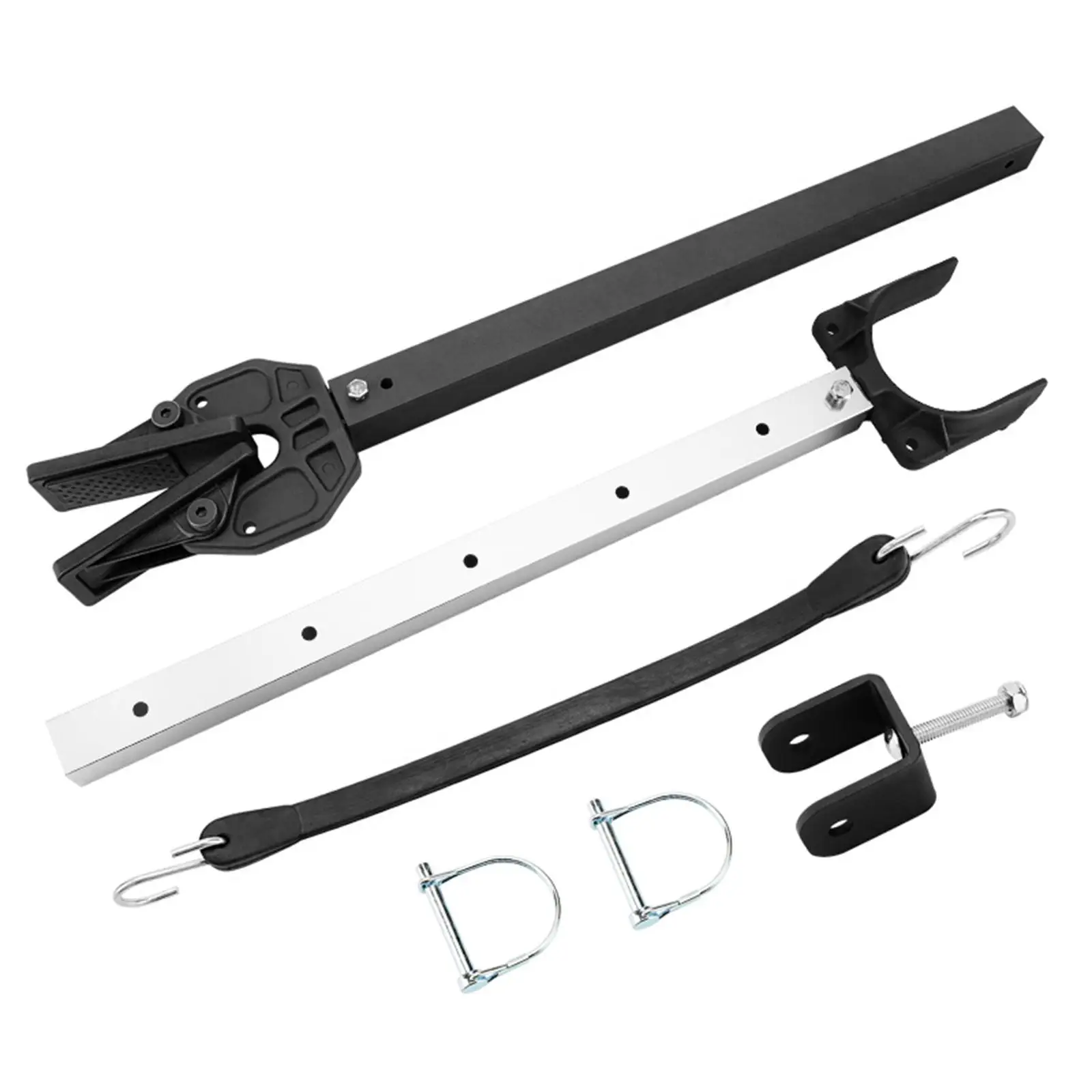 Boat Adjustable Transom Saver with Composite Head 58.4cm-103.5cm Steel Speedboat Rubber Boats Motor Support