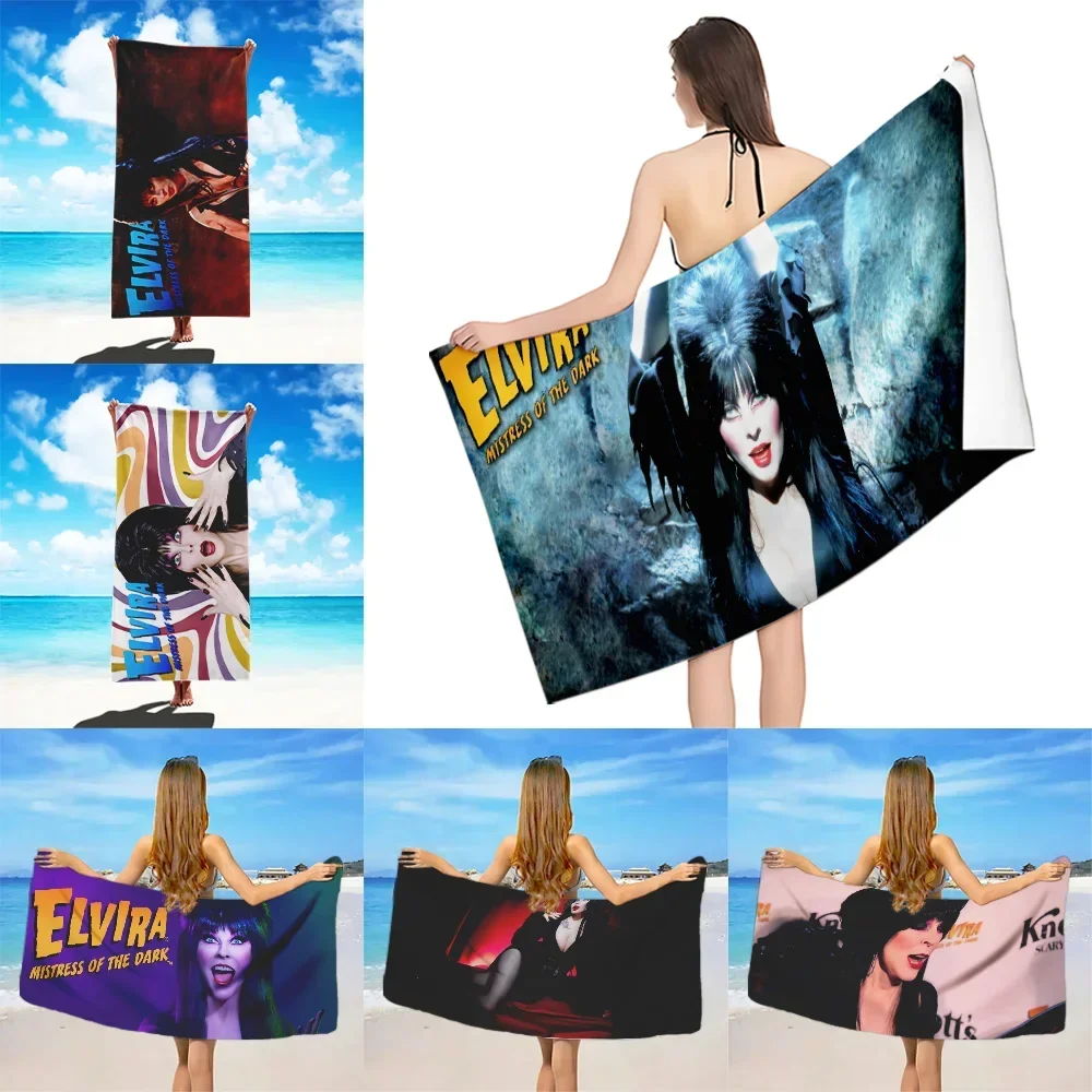 Elvira Mistress Beach Towel Microfiber Sand Free Quick Dry Soft Sandproof Pool Towels Gift for Women Travel Gym Shower Camping