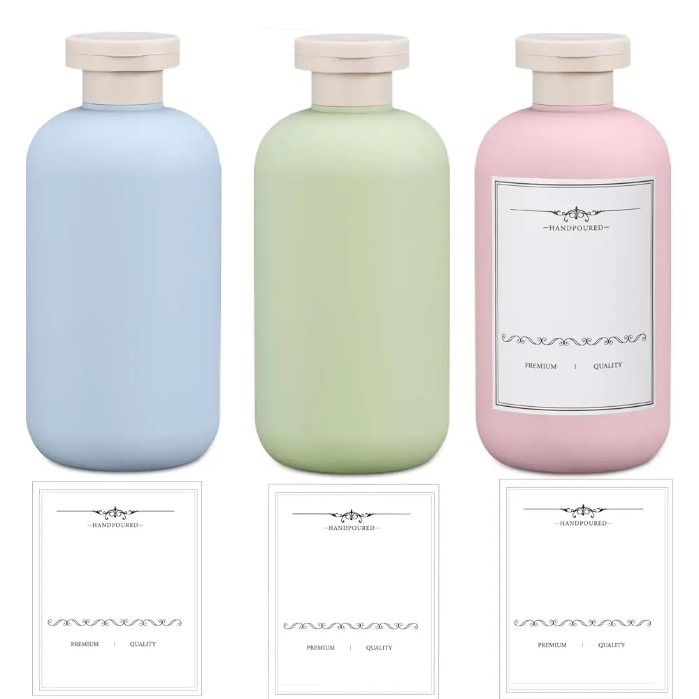 

Набор из 3 дорожных флаконов для шампуня, пустые пластиковые бутылки-тюбики 200 мл с откидной крышкой, контейнеры для лосьона и туалетных принадлежностей, дорожный размер