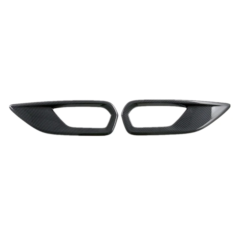 

Rear Tail Fog Light Lamp Cover Trim For Isuzu MU-X Mux 2022 2023 Exterior Accessories Carbon Fiber-A15Z