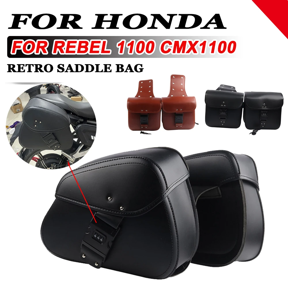 

Saddle Bag Luggage Side Tool Storage Bag Rear Seat Bag For HONDA Rebel 1100 CMX1100 CM1100 CMX 1100 Rebel Motorcycle Accessories