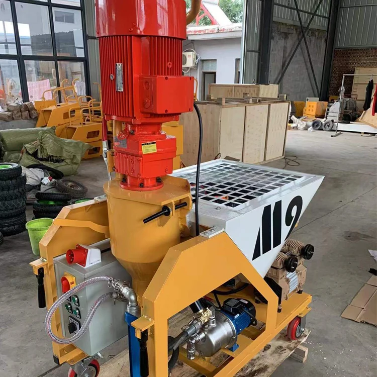 Wholesale Price of Mortar Spray Machines M6 Putty Gypsum Lime Plaster Mixing Spraying Rendering Machine Factory Supply