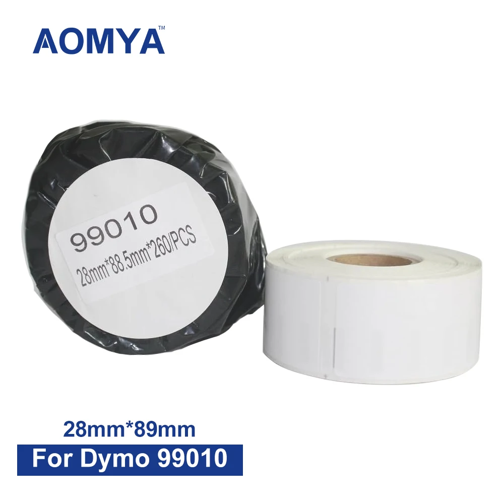 

5 Rolls 99010 Label 28mm*89mm Thermal Paper Roll Label Sticker for Dymo Label Printer for Dymo LabelWriter 450 Turboc