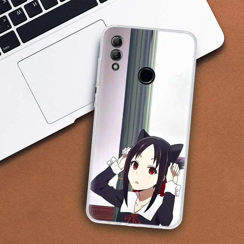 Kaguya sama Love Is War Phone Case For Huawei Honor 50 20 Pro P Smart Z 2021 Y5 Y6 Y7 Y9 10i 9 Lite 9X 8A 8S 8X 7S 7X 7A Cover